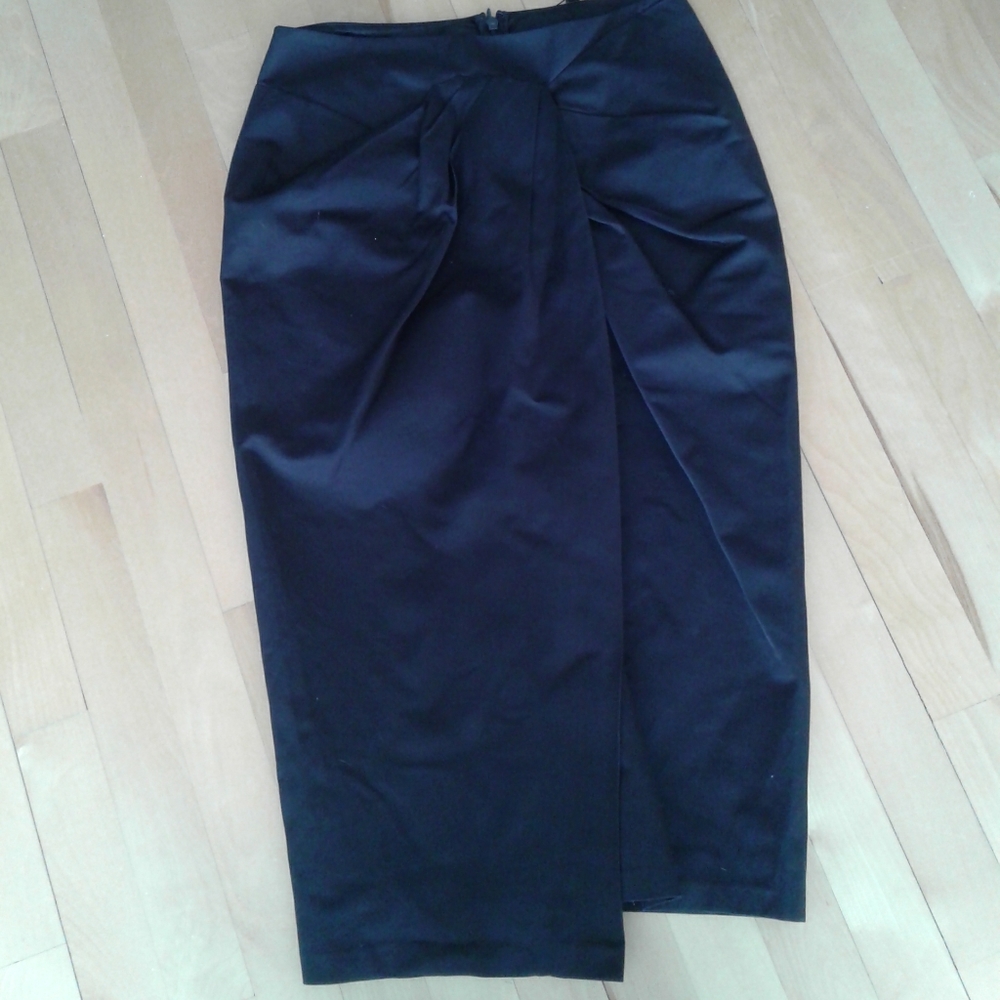 Formal Black new black midi skirt Sz XS